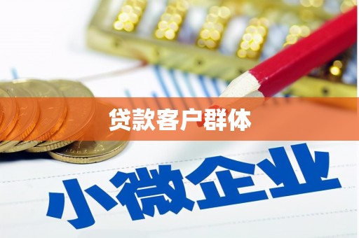 新会贷款客户群体