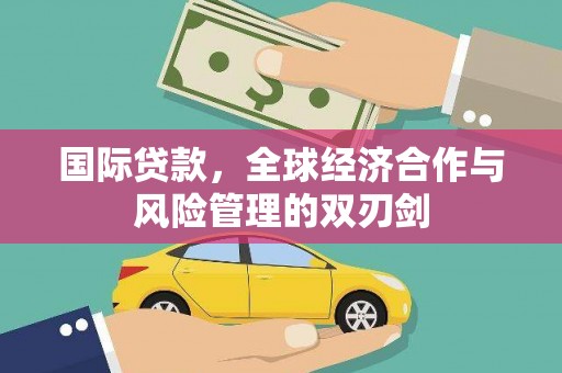 新会国际贷款，全球经济合作与风险管理的双刃剑