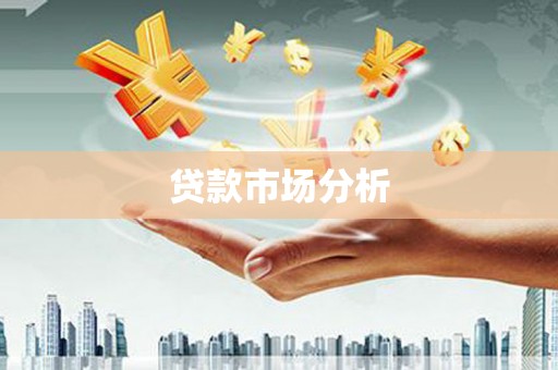 新会贷款市场分析