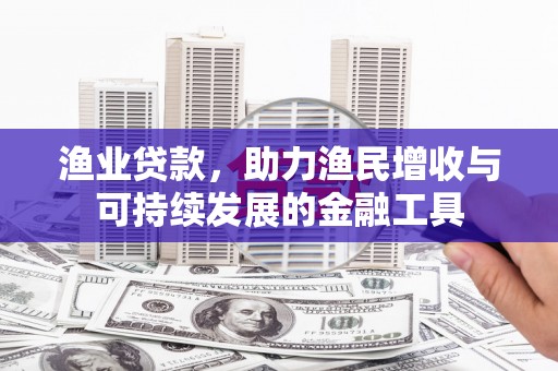 新会渔业贷款，助力渔民增收与可持续发展的金融工具