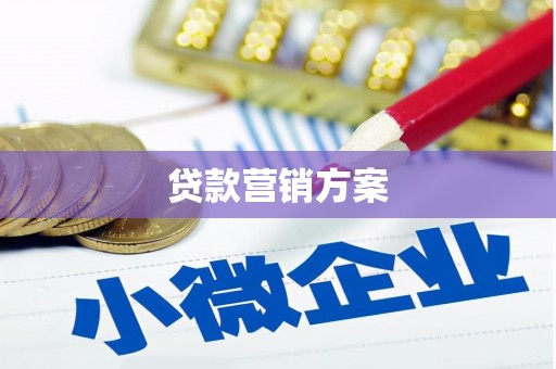 新会贷款营销方案