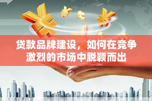 新会贷款品牌建设，如何在竞争激烈的市场中脱颖而出