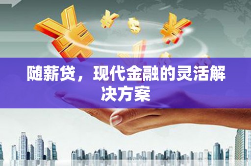 新会随薪贷，现代金融的灵活解决方案