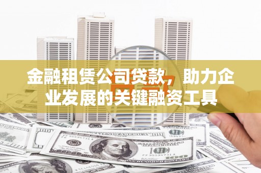 新会金融租赁公司贷款，助力企业发展的关键融资工具