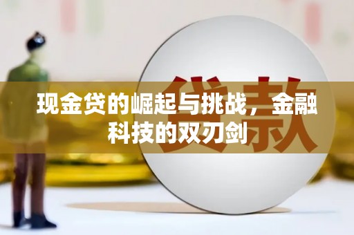 新会现金贷的崛起与挑战，金融科技的双刃剑