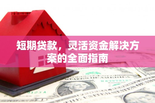 新会短期贷款，灵活资金解决方案的全面指南
