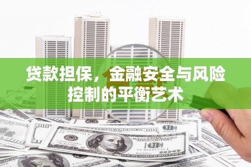 新会贷款担保，金融安全与风险控制的平衡艺术