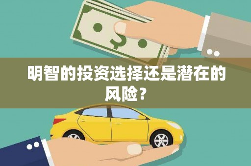 新会明智的投资选择还是潜在的风险？