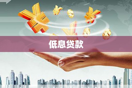 新会低息贷款