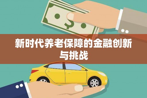 新会新时代养老保障的金融创新与挑战