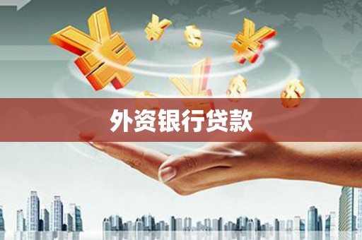 新会外资银行贷款