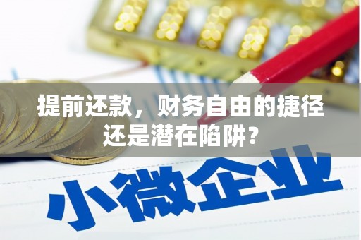 新会提前还款，财务自由的捷径还是潜在陷阱？