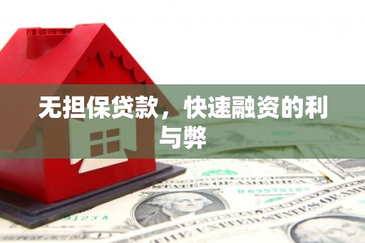 新会无担保贷款，快速融资的利与弊