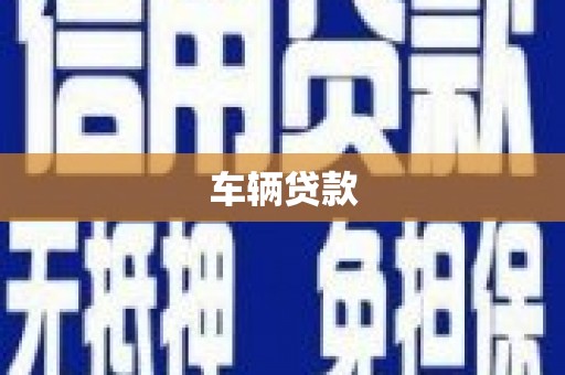 新会车辆贷款