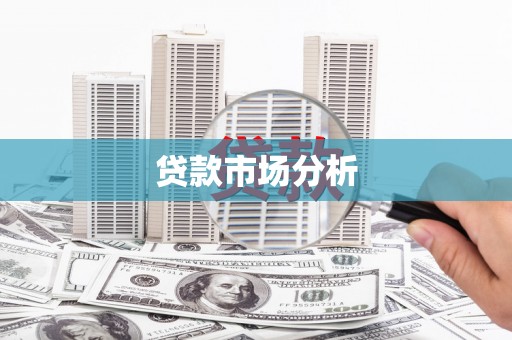 新会贷款市场分析