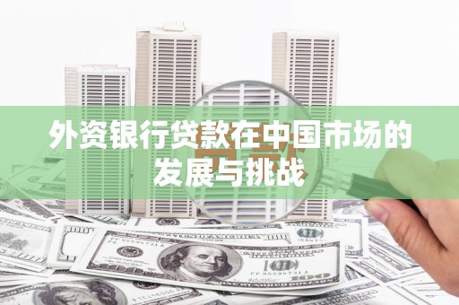 新会外资银行贷款在中国市场的发展与挑战