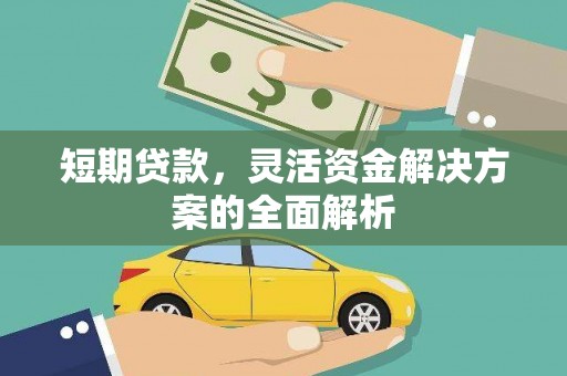 新会短期贷款，灵活资金解决方案的全面解析