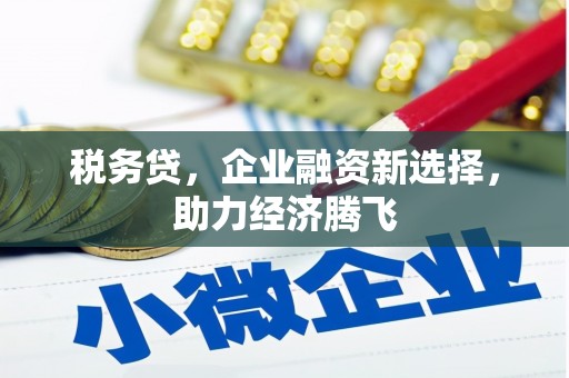 新会税务贷，企业融资新选择，助力经济腾飞
