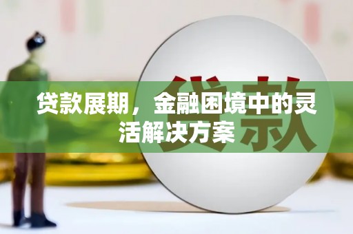 新会贷款展期，金融困境中的灵活解决方案