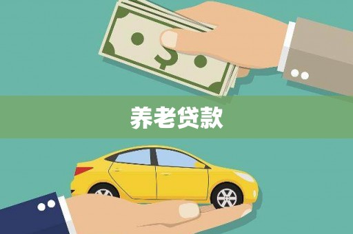 新会养老贷款