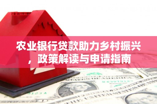 新会农业银行贷款助力乡村振兴，政策解读与申请指南