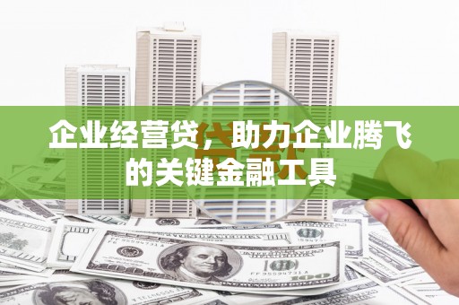 新会企业经营贷，助力企业腾飞的关键金融工具