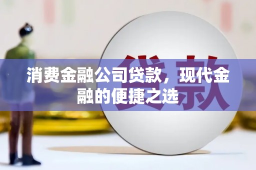 新会消费金融公司贷款，现代金融的便捷之选