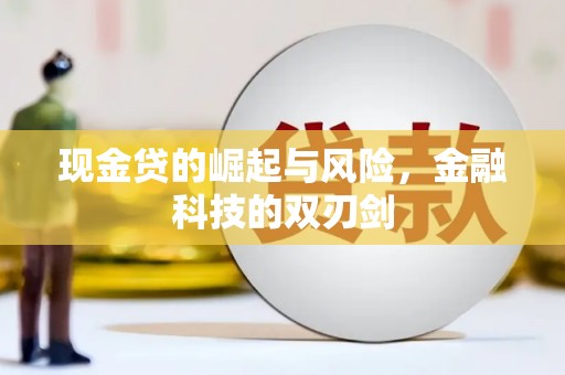 新会现金贷的崛起与风险，金融科技的双刃剑