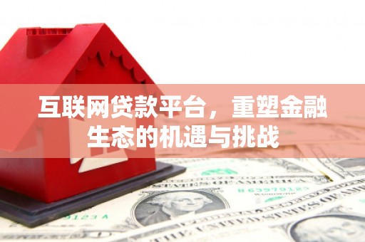 新会互联网贷款平台，重塑金融生态的机遇与挑战