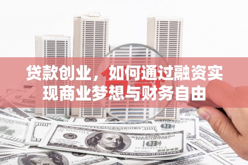 新会贷款创业，如何通过融资实现商业梦想与财务自由
