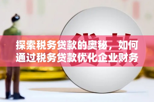 新会探索税务贷款的奥秘，如何通过税务贷款优化企业财务