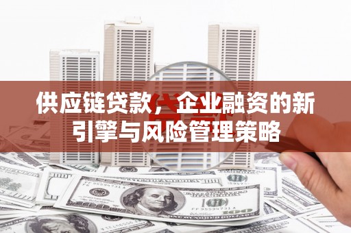 新会供应链贷款，企业融资的新引擎与风险管理策略
