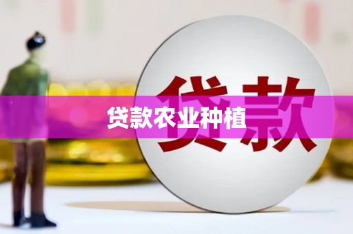 新会贷款农业种植