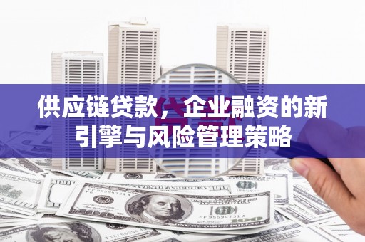 新会供应链贷款，企业融资的新引擎与风险管理策略