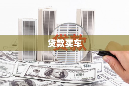 新会贷款买车