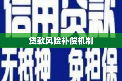 新会贷款风险补偿机制