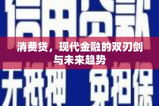 新会消费贷，现代金融的双刃剑与未来趋势