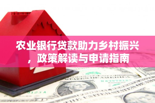 新会农业银行贷款助力乡村振兴，政策解读与申请指南