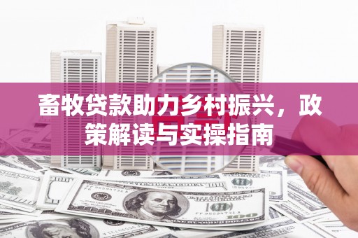 新会畜牧贷款助力乡村振兴，政策解读与实操指南