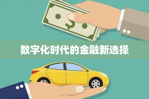 新会数字化时代的金融新选择