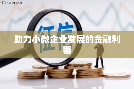 新会助力小微企业发展的金融利器