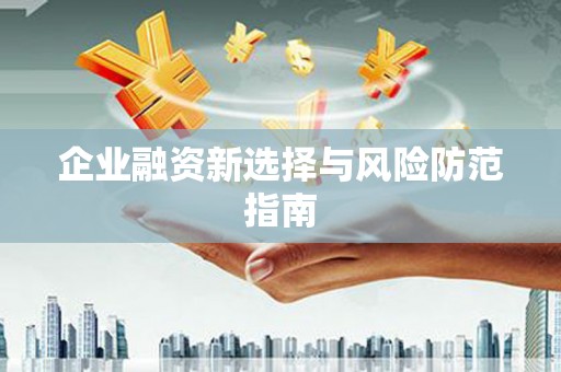 新会企业融资新选择与风险防范指南