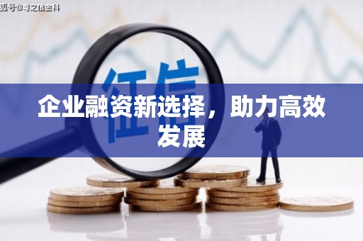 新会企业融资新选择，助力高效发展
