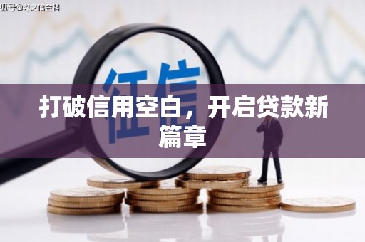 新会打破信用空白，开启贷款新篇章